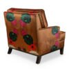 bruin print stoel