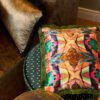 Stof Velvet Touch -Sketch Flowers- - Afbeelding 2