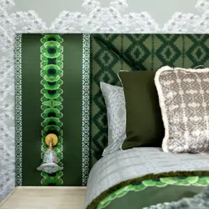 Poef -Peacock Green-