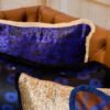Sierkussen -Peacock Blue- Franjekleur Blauw - Afbeelding 4