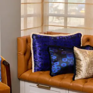 Sierkussen -Nature Blue-