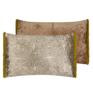 Sierkussen -Touch of Gold- +mosgroen