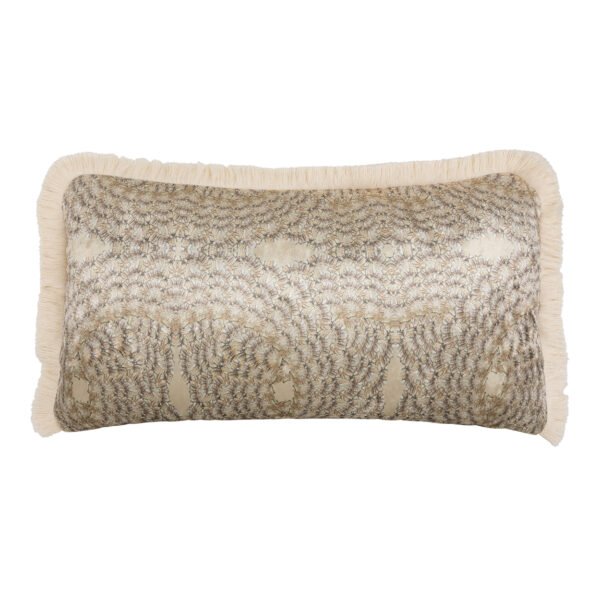 Sierkussen -Touch of Gold- +creme - Afbeelding 2
