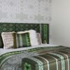 Stof Shine -Flower Garden Green- - Afbeelding 4