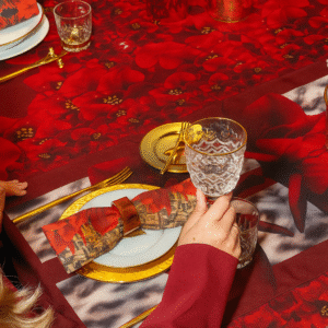 Tafelloper - bordeaux -