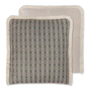 sierkussen - watercolour - + creme