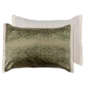 sierkussen - clear flower - + creme