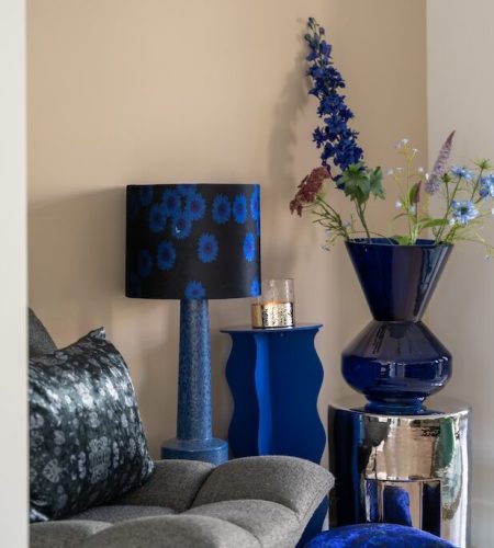 blauw interieur